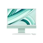 Apple iMac 24″ écran rétina 4,5K 256 Go SSD 8 Go RAM Puce M3 CPU 8 cœurs GPU 10 cœurs Vert