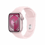Apple Watch Series 9 GPS Boîtier en Aluminium avec Bracelet Sport de couleur Rose Pâle