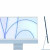 iMac 24″ M1 Puce Apple M1, Retina 4.5K (2021), Puce Apple M1, 8go ddr4, 256go ssd